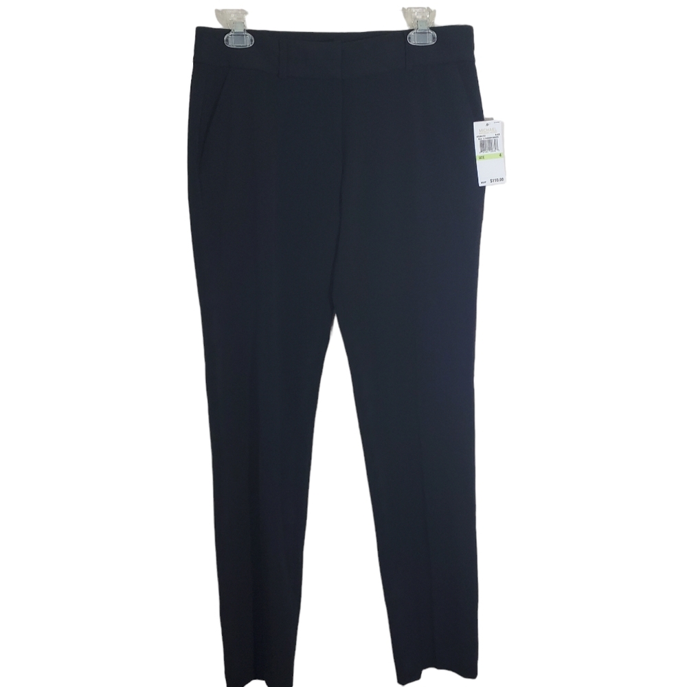 MICHAEL Michael Kors Black Straight Leg Pants